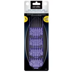 Andis Large Nano Silver Magnetic Comb Set #5 To #8