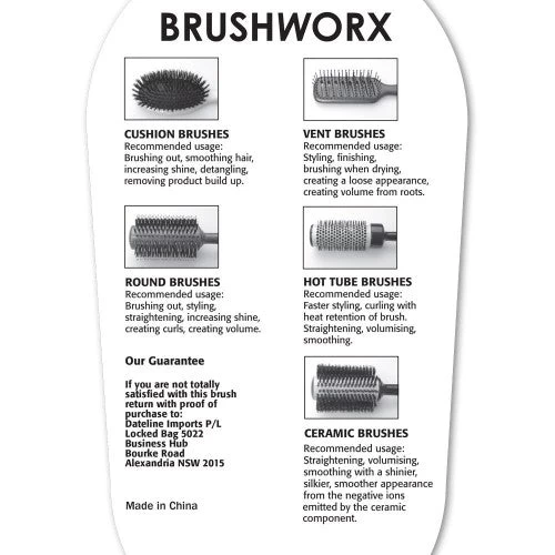 Brushworx Tourmaline Boar Bristle #BB-133 2 Brushworx Tourmaline Boar Bristle #BB-133 - Image 2