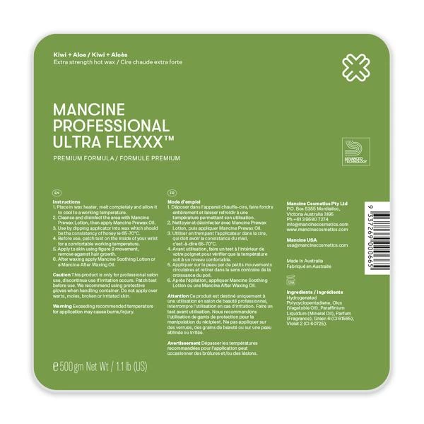 Mancine Ultra Flexxx Kiwi & Aloe Hot Wax 500 Gm 1 Mancine Ultra Flexxx Kiwi & Aloe Hot Wax 500 Gm
