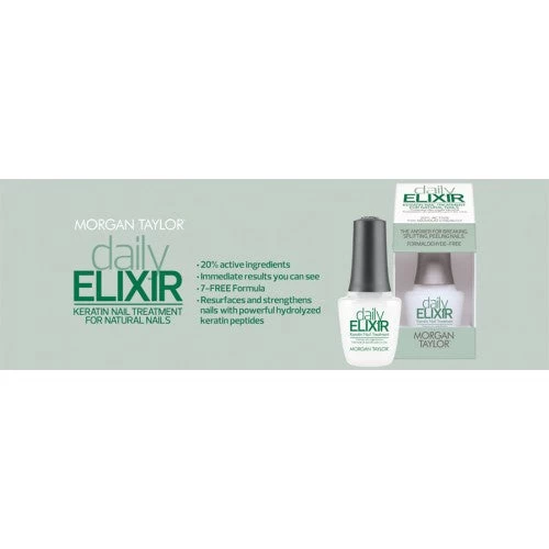 Morgan Taylor Daily Elixir Keratin Nail Treatment 15ml 1 Morgan Taylor Daily Elixir Keratin Nail Treatment 15ml