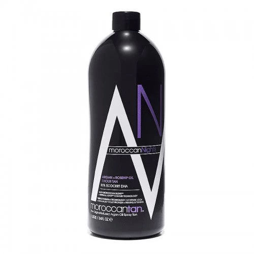 Moroccan Tan Nights 1 Hour Tan 15% 1 Litre 1 Moroccan Tan Nights 1 Hour Tan 15% 1 Litre