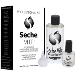 Seche Professional Kit Vite Fast Dry Top Coat 118 Ml + 14 Ml FREE